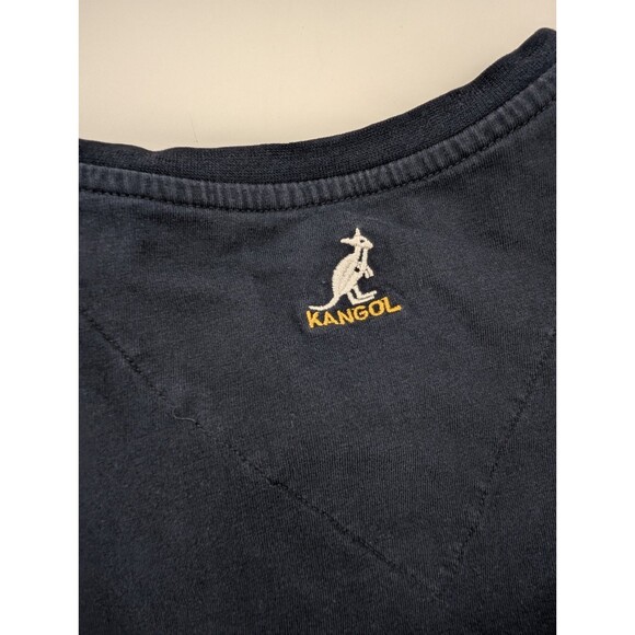 Kangol Navy Blue Polka Dot Logo Short Sleeve Crew Neck T-Shirt Size Small - Picture 6 of 6